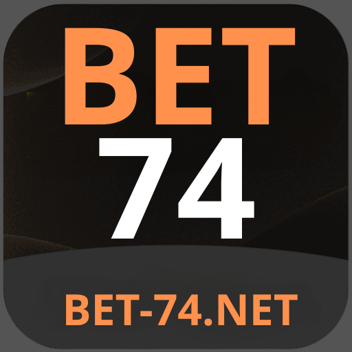 Imagem promocional da BET74 mostrando a plataforma e suas vantagens